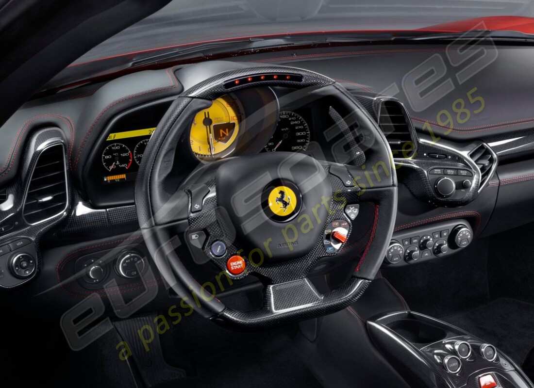 NEW Ferrari CARBON FIBER STEERING WHEEL . PART NUMBER 86590100 (1)