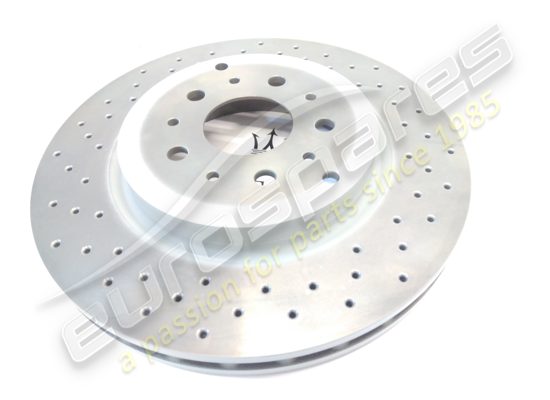 new maserati rear brake disc (drilled). part number 228411 (2)