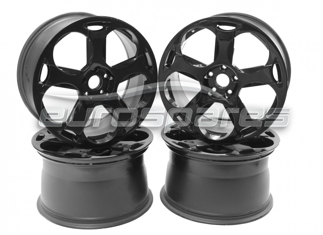 NEW Lamborghini CASSIOPEA SHINY BLACK WHEELS SET . PART NUMBER LWHE021 (1) NEW Lamborghini CASSIOPEA SHINY BLACK WHEELS SET . PART NUMBER LWHE021 (1)