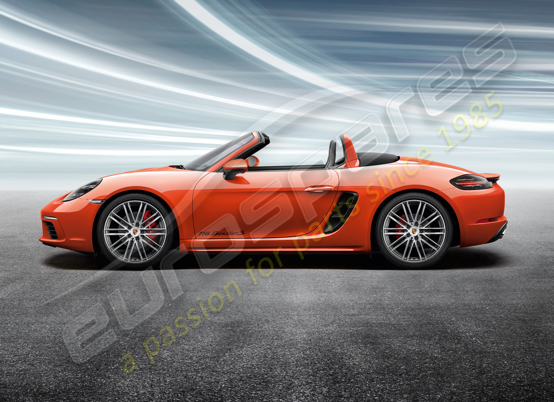 new porsche 20-inch 911 turbo summer wheel and tyre set - titanium. part number 98204460218 (2)