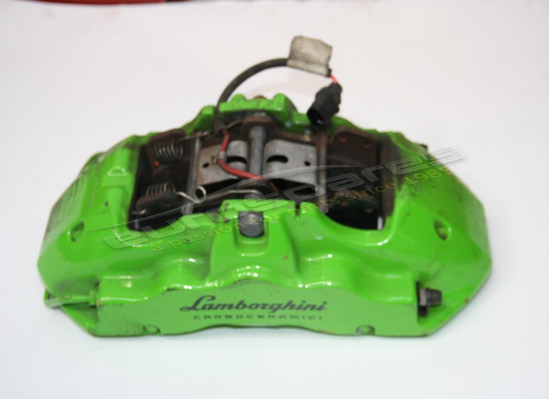 USED Lamborghini CCB BRAKE CALIPER, FRONT RH, GREEN . PART NUMBER 4T0615106AB (1)