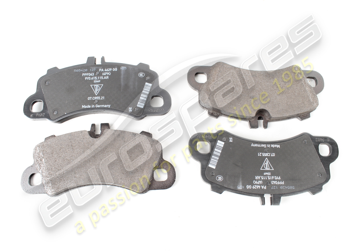 new porsche 1 set of brake pads for disk brake. part number 9y0698151ar (1)