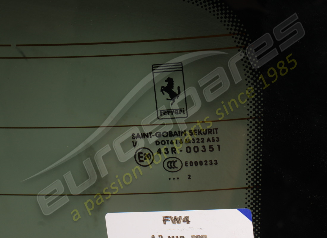 new ferrari rear screen. part number 84342700 (2)