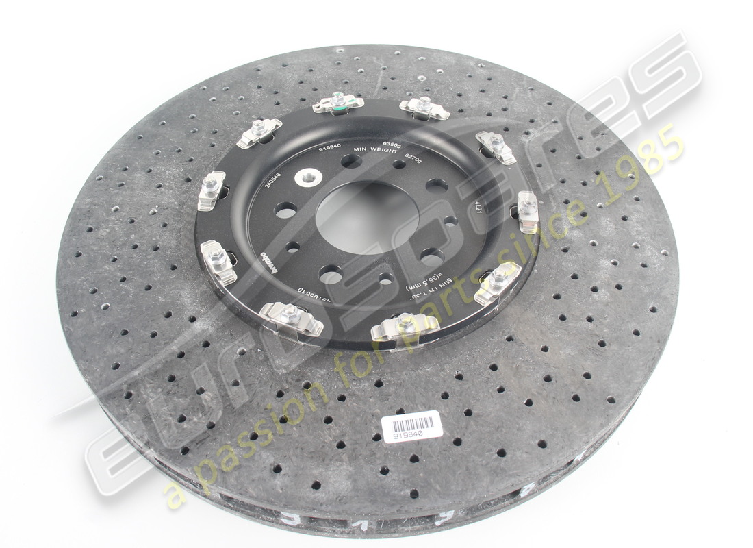 new ferrari front brake disc, carbon ceramic. part number 240546 (1)