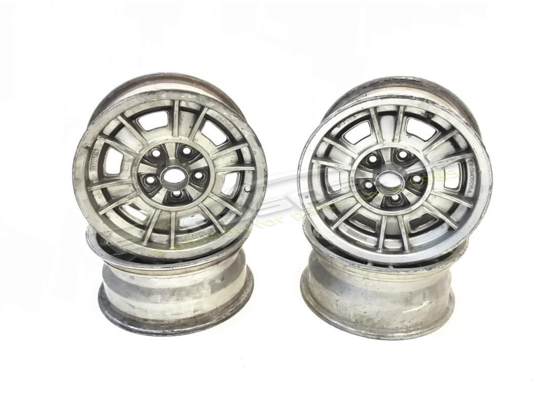 used ferrari cromodora wheels set 14 x 6½. part number 108713set (1)