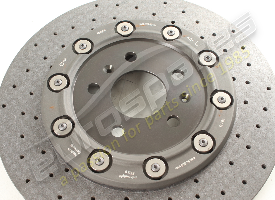 new lamborghini carbon ceramic brake disc (ccp). part number 420615601l (2)