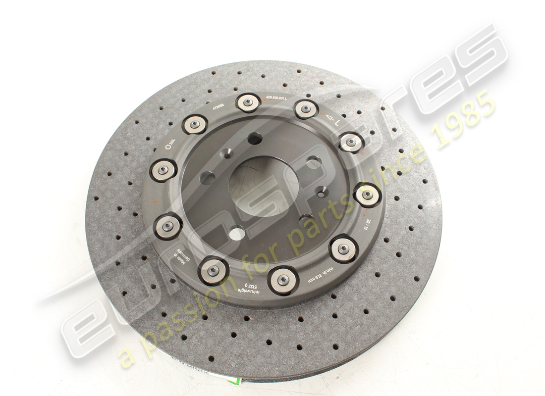 new lamborghini carbon ceramic brake disc (ccp). part number 420615601l (1)