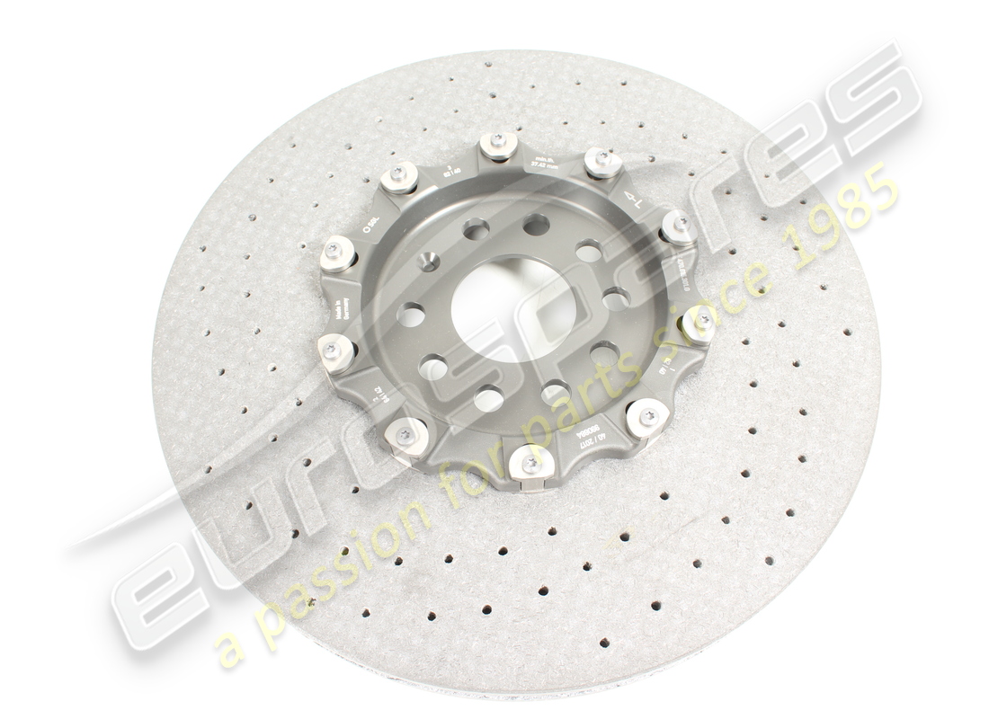 NEW Lamborghini FRONT LH CERAMIC BRAKE DISC (VENTED) . PART NUMBER 470615301G (1)