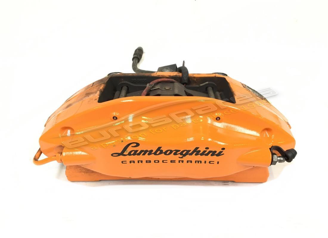 used lamborghini sliding-caliper stahl orange. part number 4t0615405ag (1)