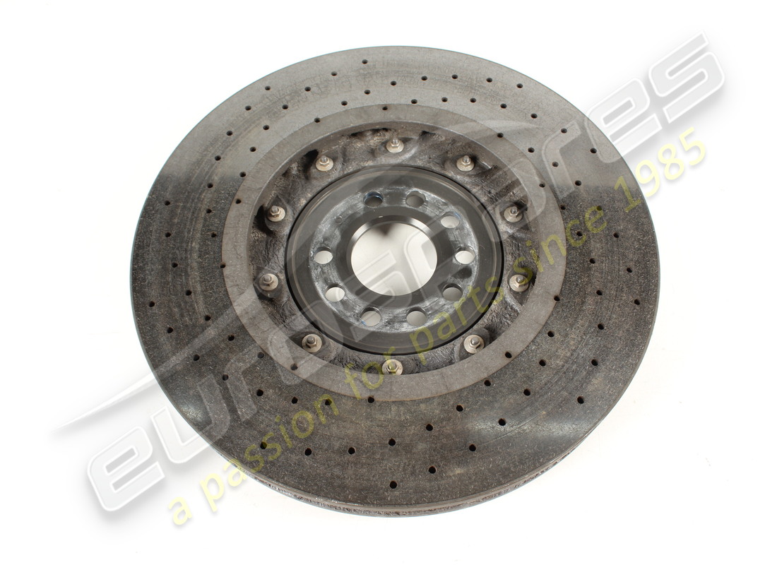 used lamborghini front rh ceramic brake disc (vented). part number 470615302g (3)