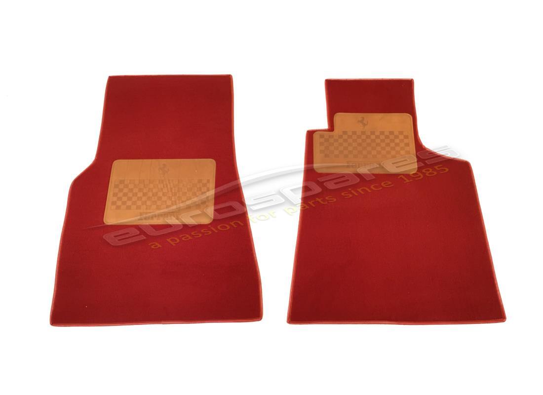 new ferrari 456gt rhd red floor overmats per pair. part number mc614911 (1)