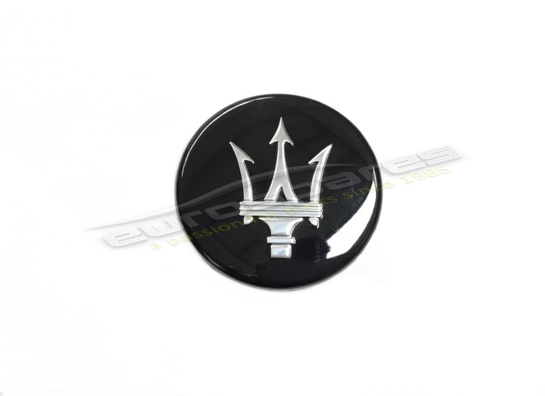 new maserati wheel badge gloss black. part number 82330905 (1)