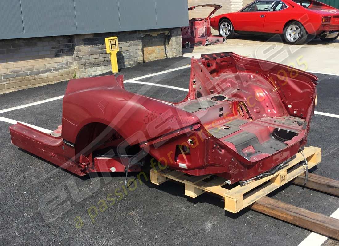 used ferrari rear frame section. part number 814360000b (4)