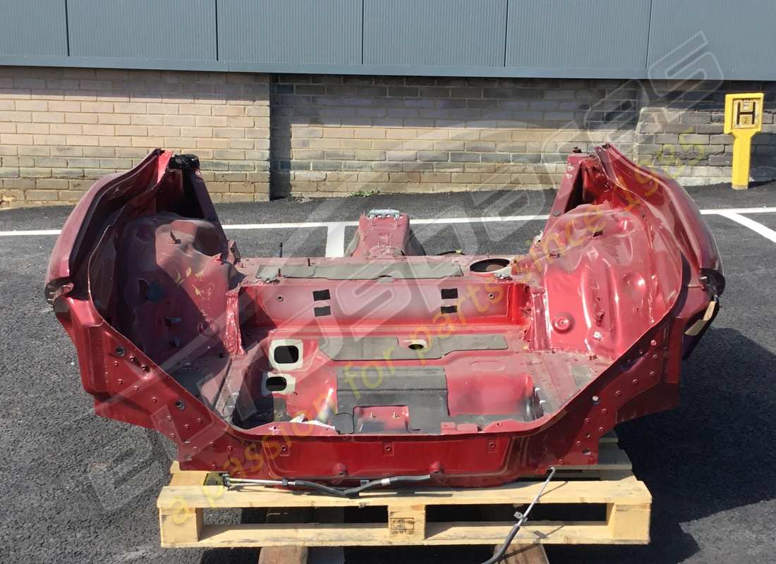 used ferrari rear frame section. part number 814360000b (3)