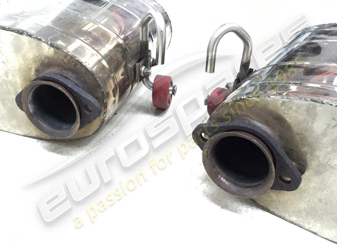 used eurospares exhaust silencer set (stainless steel). part number eap1226105 (4)