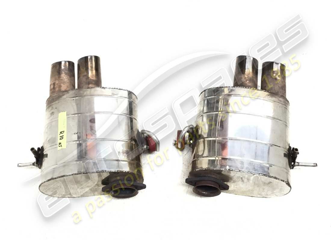 used eurospares exhaust silencer set (stainless steel). part number eap1226105 (3)