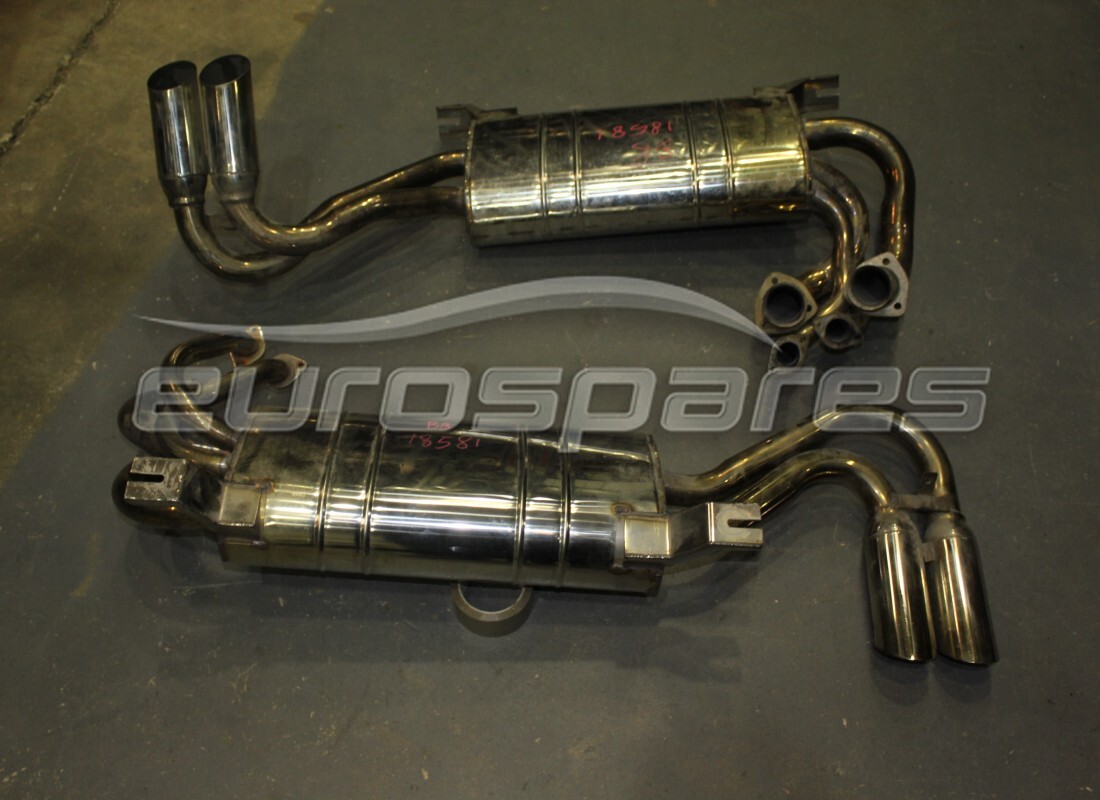 USED Ferrari REAR STAINLESS EXHAUST . PART NUMBER 105886A (1)