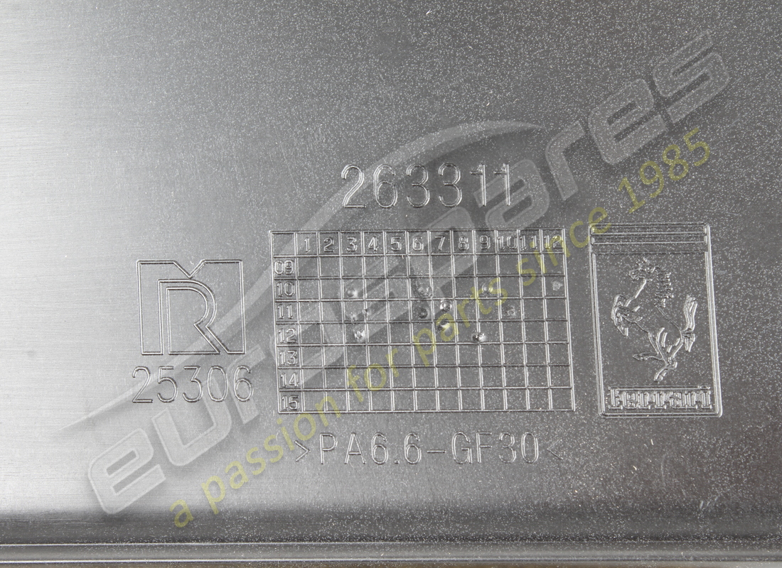 new ferrari rh air duct. part number 263310 (5)