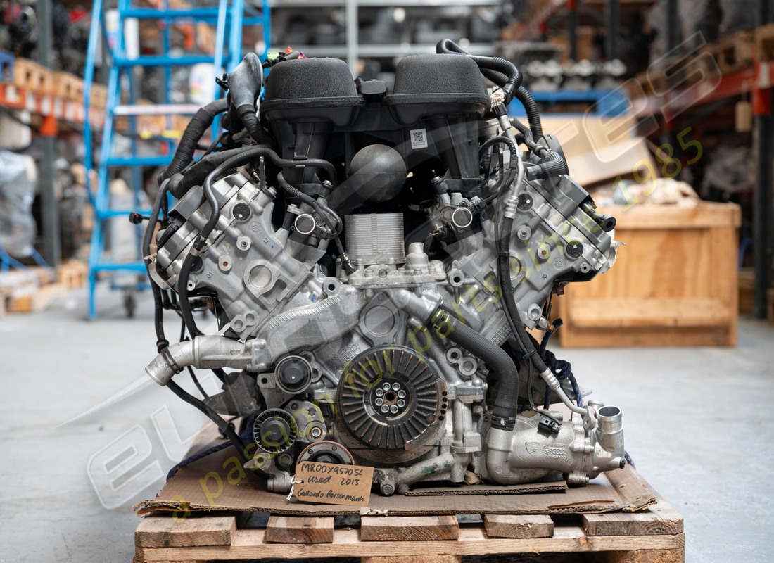 used lamborghini lp570 engine. part number mr00y9570sl (2)