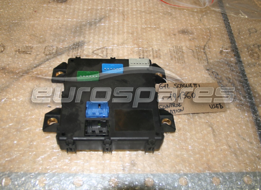 used ferrari trunk bottom control station. part number 191360 (1)