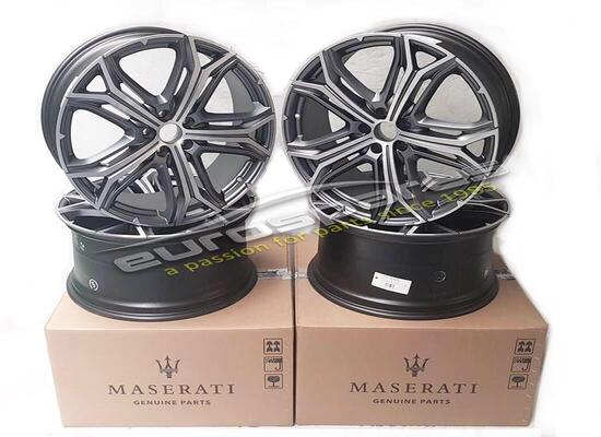 new maserati 21'' wheels set (helios) part number 980001198