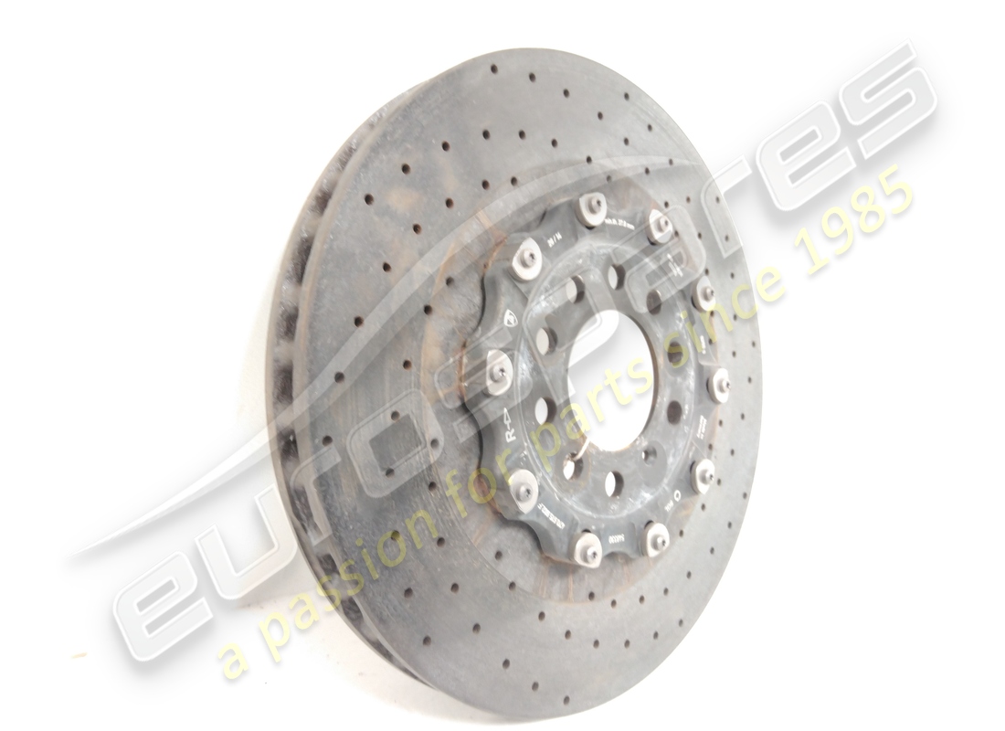 used lamborghini ceramic brake disc (vented). part number 470615602f (2)