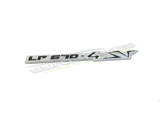 new lamborghini nameplate part number 429854499