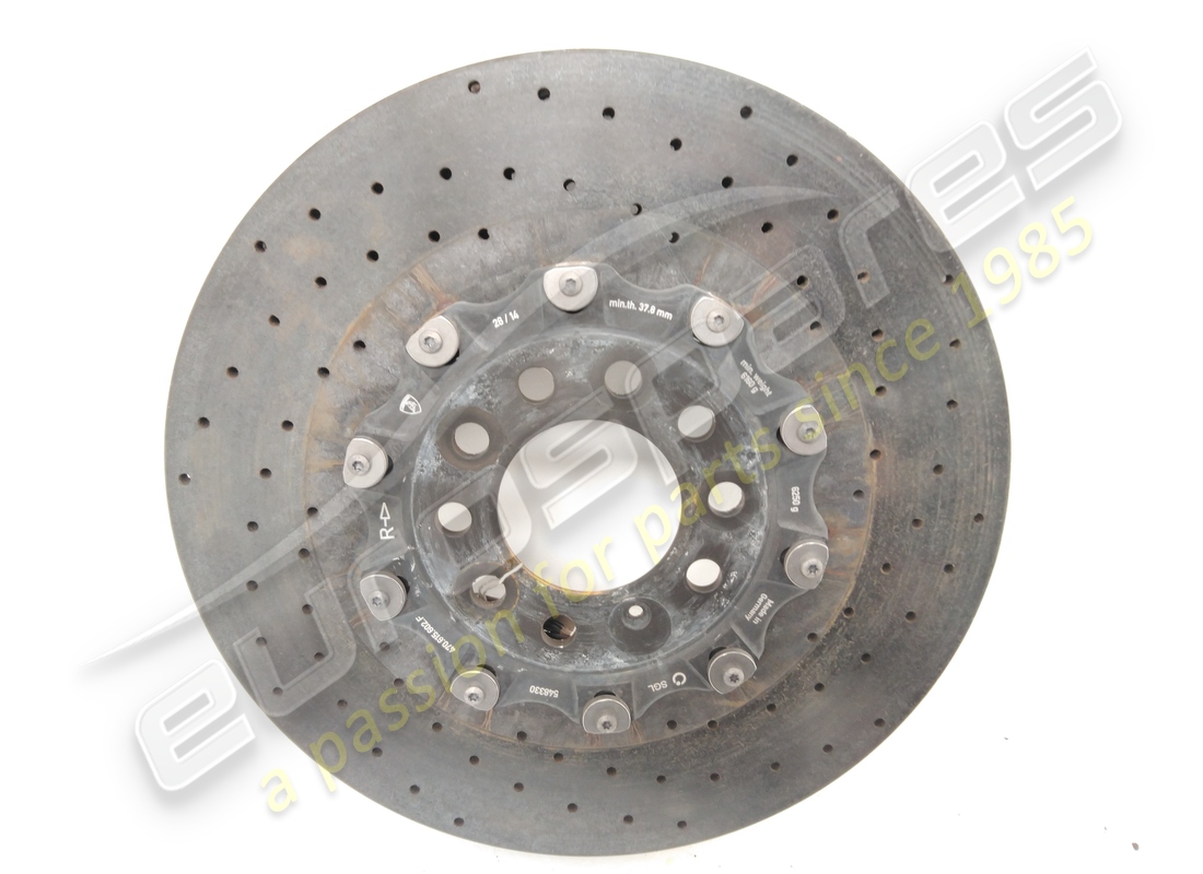 USED Lamborghini CERAMIC BRAKE DISC (VENTED) . PART NUMBER 470615602F (1)