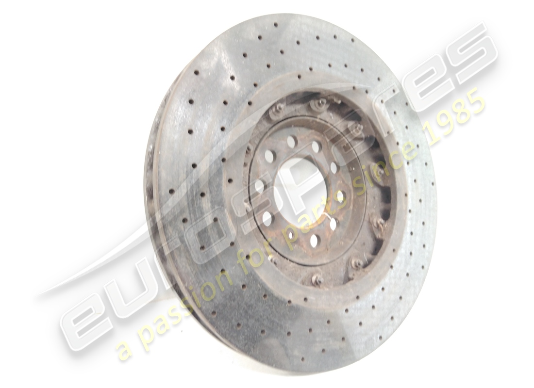 used lamborghini ceramic brake disc (vented). part number 470615602f (4)