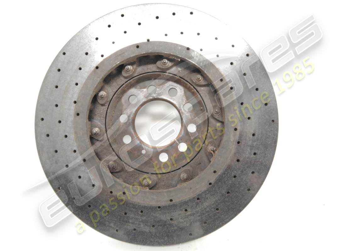 used lamborghini ceramic brake disc (vented). part number 470615602f (3)