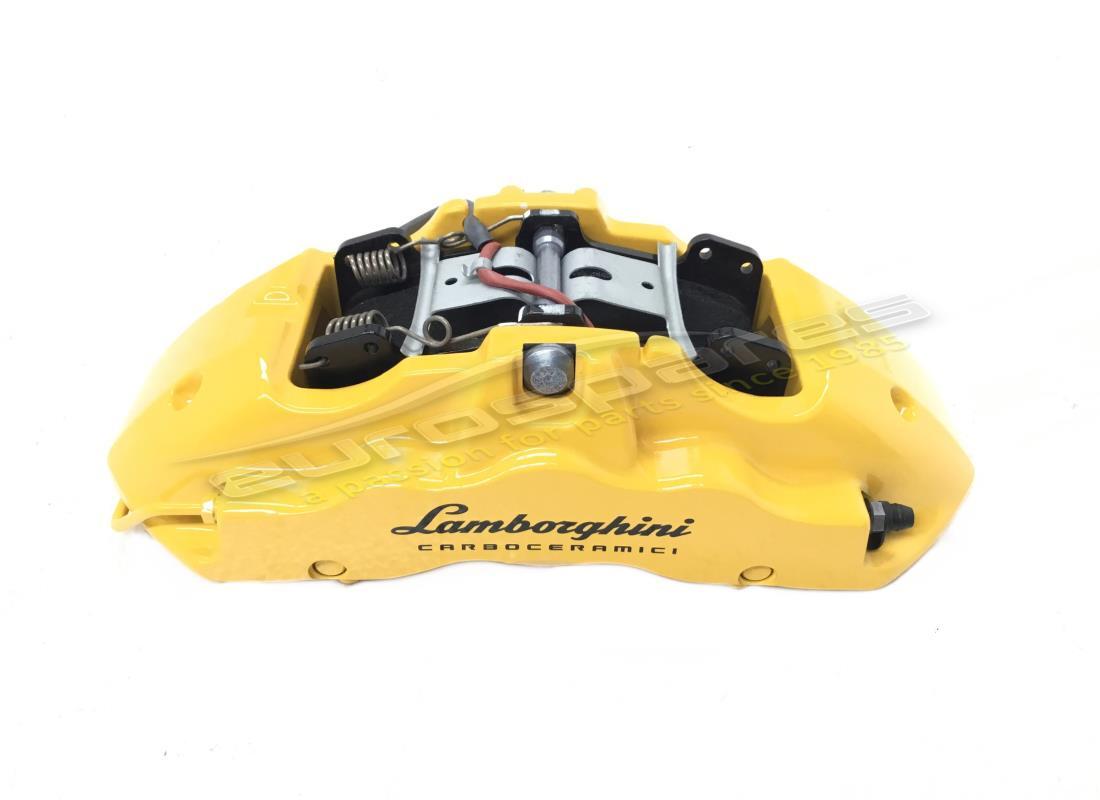 new lamborghini front caliper in yellow. part number 4t0615106dc (1)