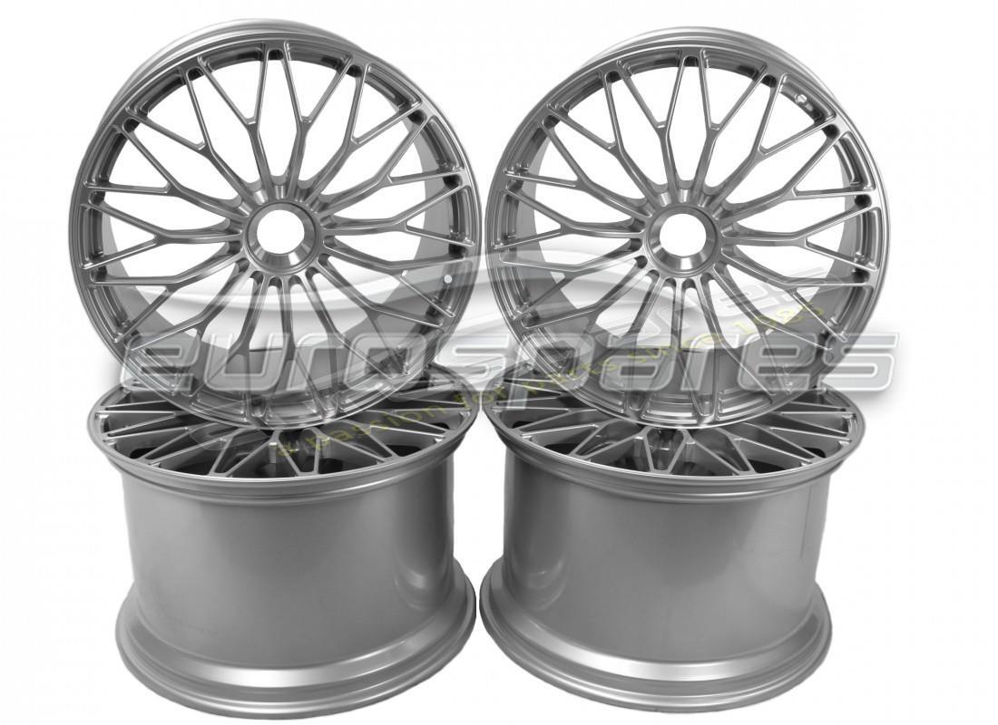 new lamborghini sv central lock rims kit shiny silver. part number 470601009 (1)