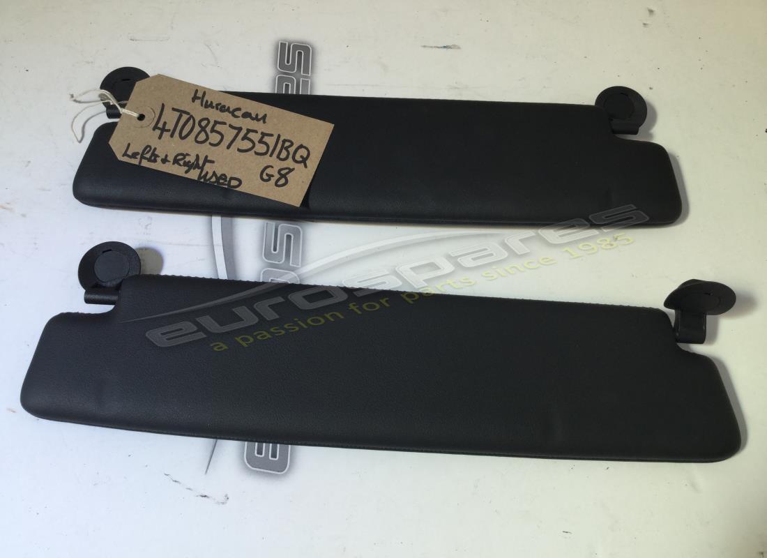USED Lamborghini SUN VISOR LH, LEATHER . PART NUMBER 4T0857551BQG8 (1)