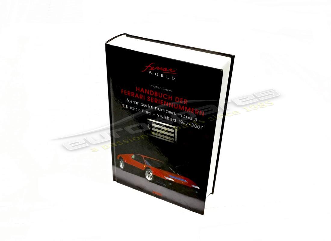 new ferrari chassis number list book. part number mc602255 (1)