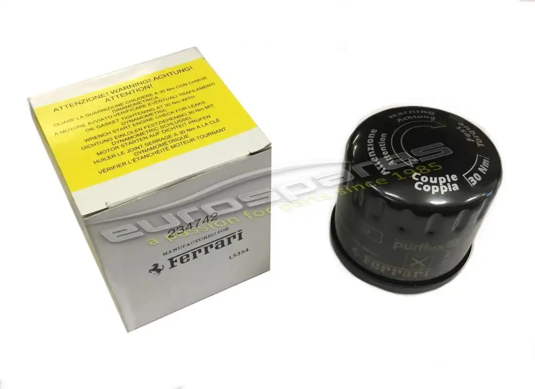 new ferrari oil filter part number 234742