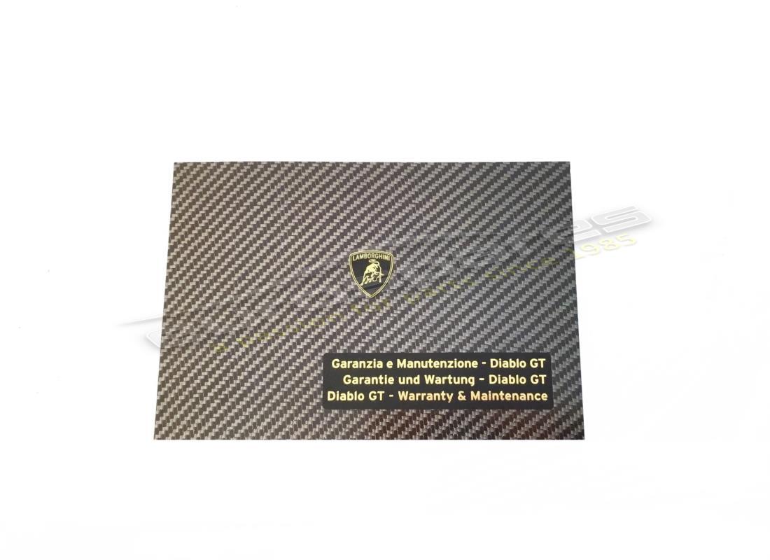 new lamborghini warranty card diablo gt. part number 901325765 (1)