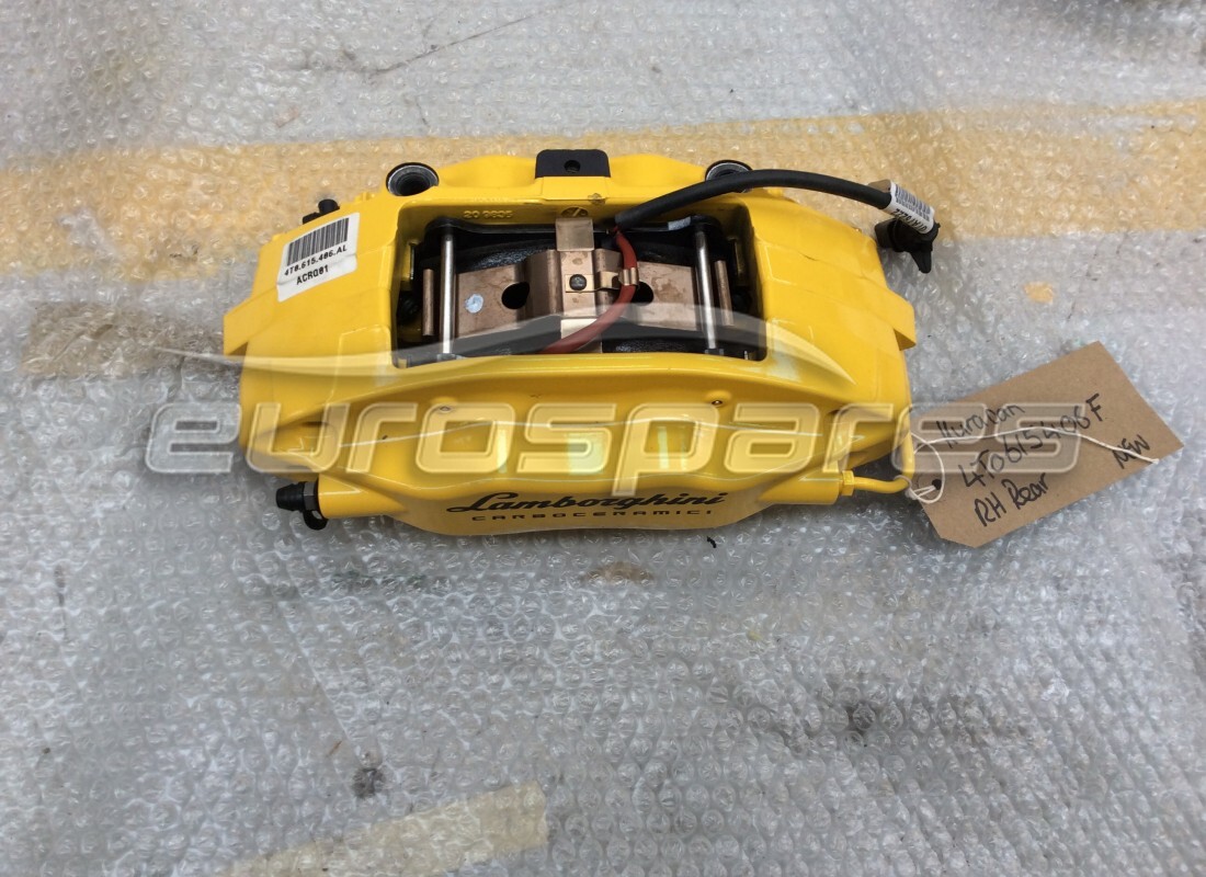 new lamborghini sliding-caliper ccb yellow. part number 4t0615406f (1)