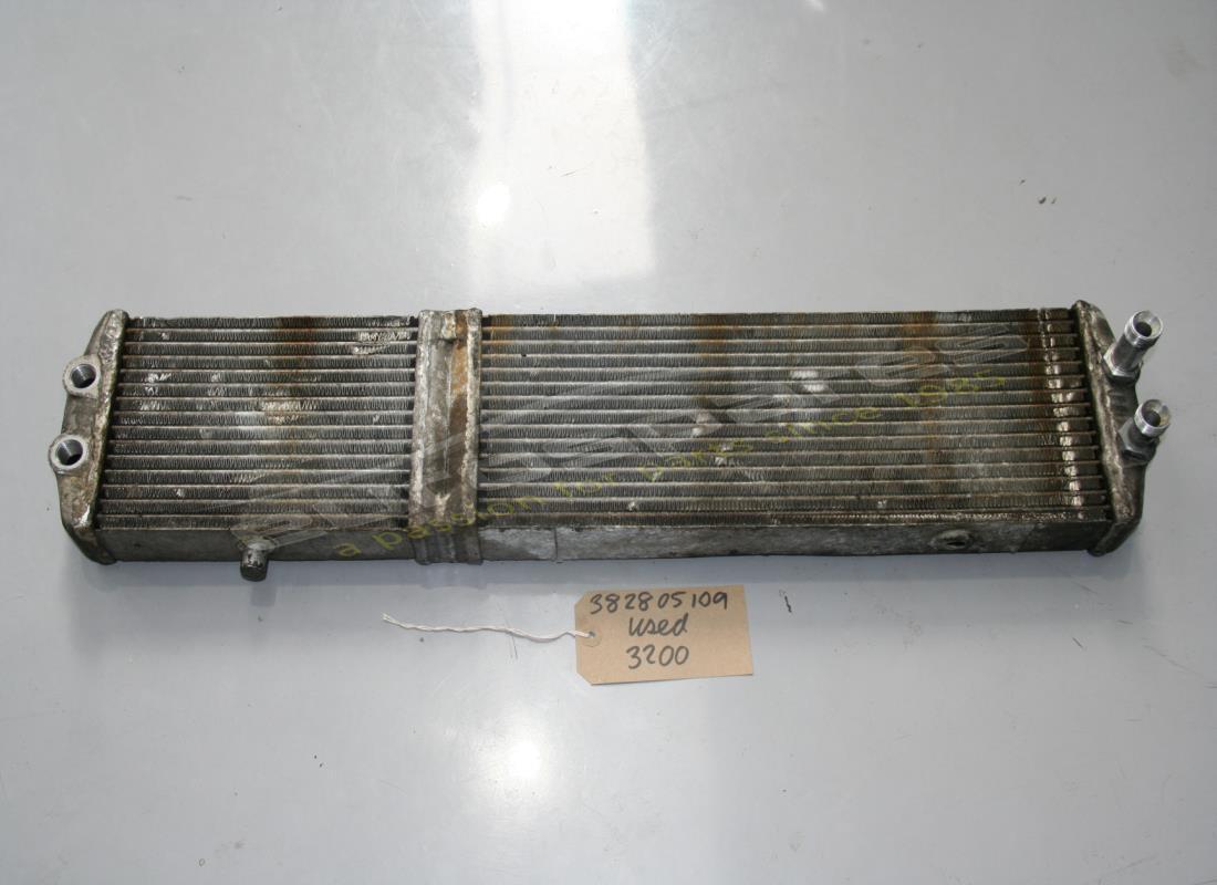 used maserati oil radiator. part number 382805109 (1)