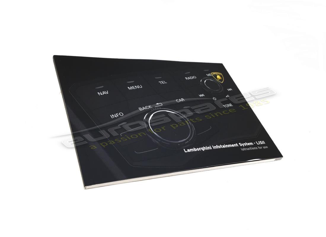 new lamborghini owner's manual radio/navianleit. part number 4t0012720da (1)