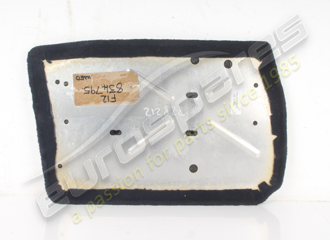 used ferrari passenger side foot rest. part number 834795.. (2)