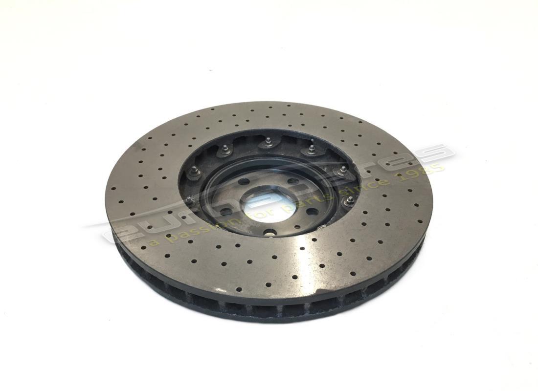 used lamborghini carbon ceramic front brake disc (ccp). part number 420615302g (1)