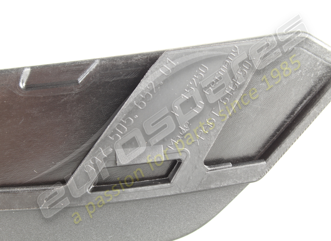 NEW PORSCHE SHIELD SATIN BLACK. PART NUMBER 9975056520101C (3) new porsche shield satin black. part number 9975056520101c (3)