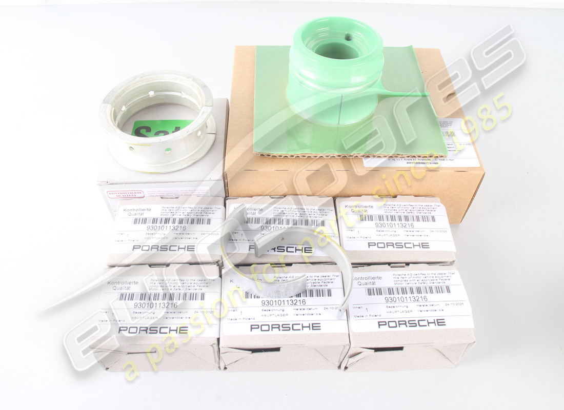 new porsche 1 set of crankshaft bearings - comprising:. part number 96410190100 (1)