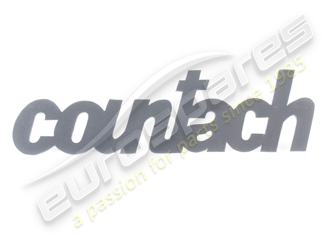 NEW LAMBORGHINI COUNTACH BLACK MATTEPLATE. PART NUMBER 006111345 (1) new lamborghini countach black matteplate. part number 006111345 (1)