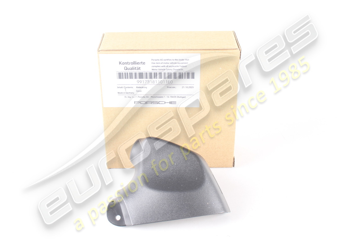 NEW PORSCHE COVER LEFT INTERIOR MIRROR MIRROR BASE - BLACK. PART NUMBER 991731811011E0 (3) new porsche cover left interior mirror mirror base - black. part number 991731811011e0 (3)