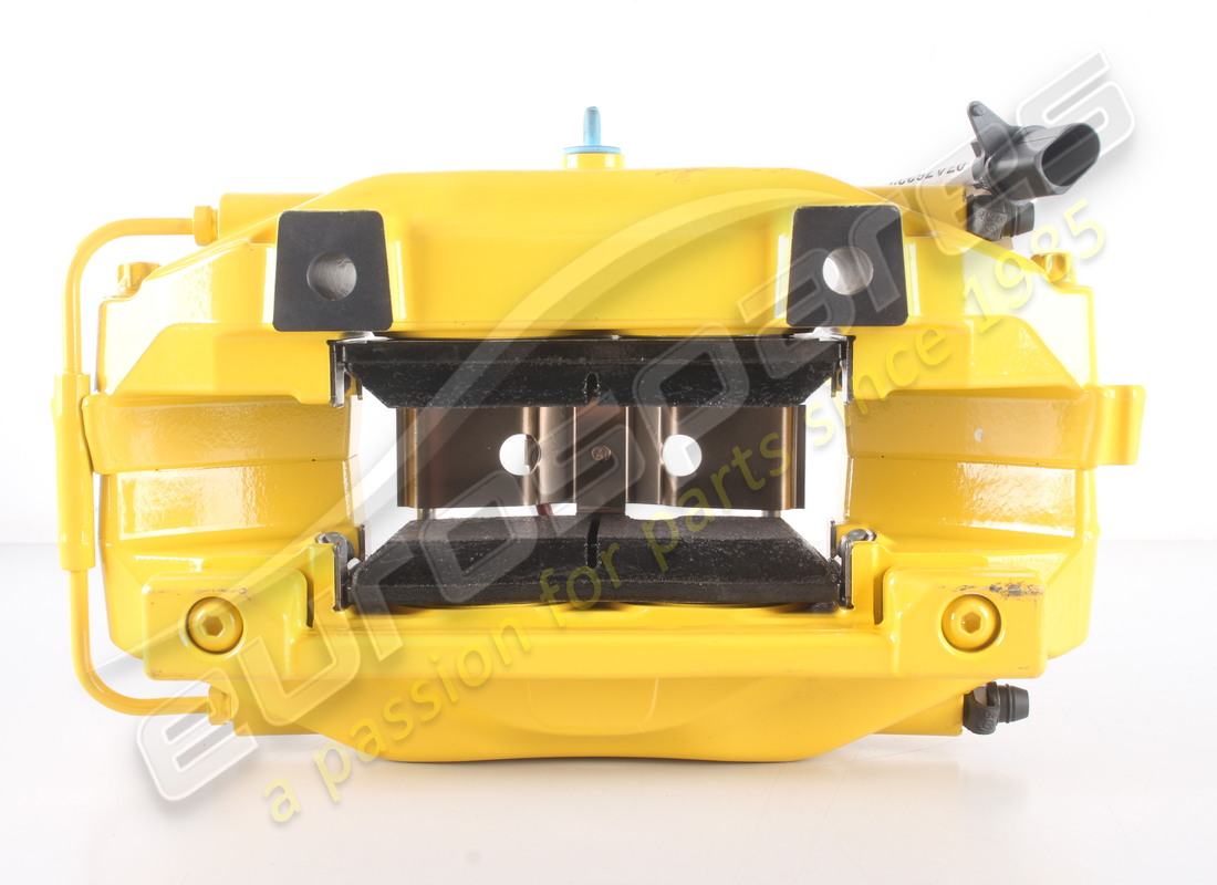 new lamborghini ccb brake caliper, rear rh, yellow. part number 4t0615406r (4)