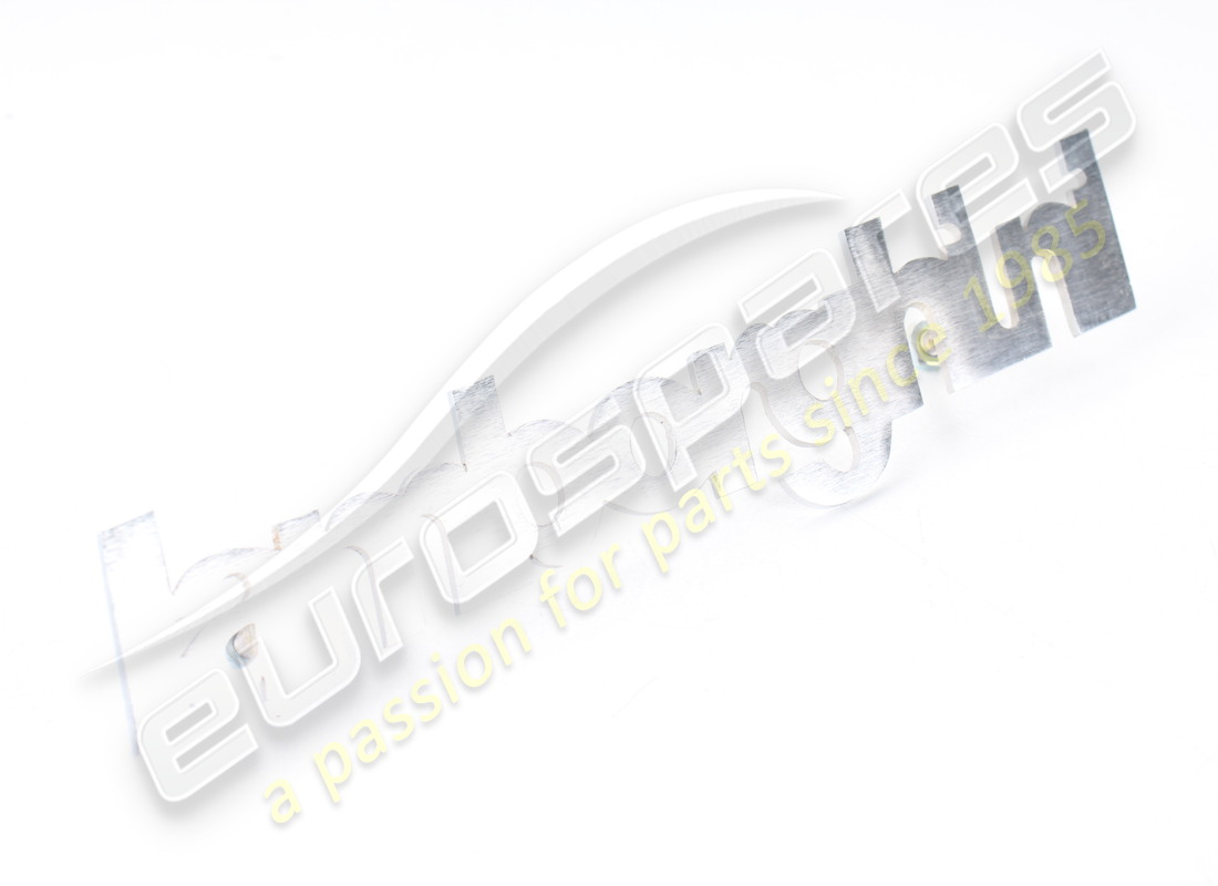 NEW LAMBORGHINI LAMBORGHINI SILVER PLATE. PART NUMBER 006128566 (3) new lamborghini lamborghini silver plate. part number 006128566 (3)