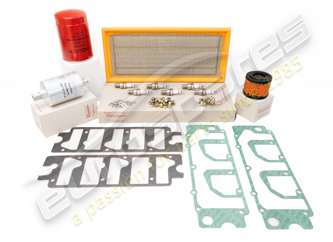 new porsche maintenance set - for 20,000 km intervals - comprising: - d >>- mj 1980. part number 91110098800 (1)