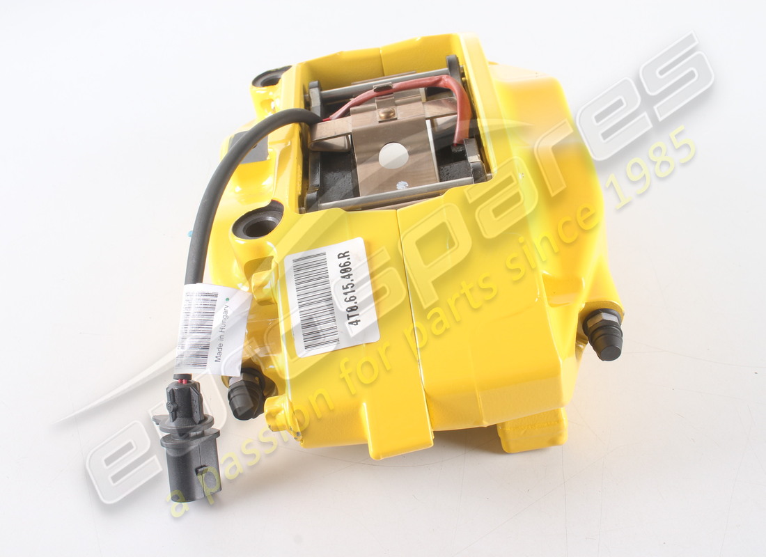 new lamborghini ccb brake caliper, rear rh, yellow. part number 4t0615406r (2)