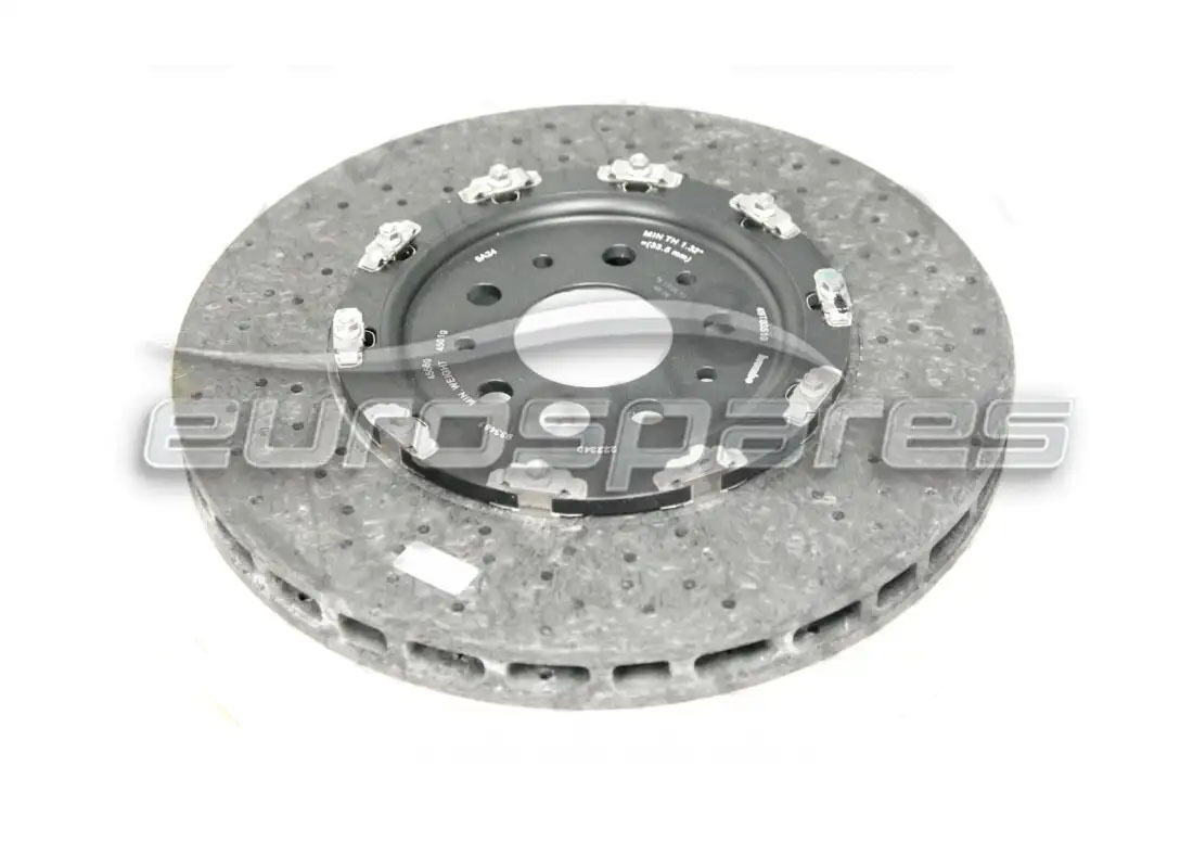 new ferrari rear brake disc, carbon ceramic version. part number 222340 (1)